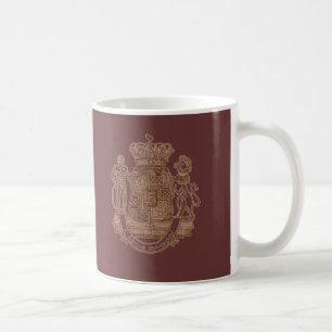 Jag älskar heraldiska vapensköldprodukter för kaffemugg