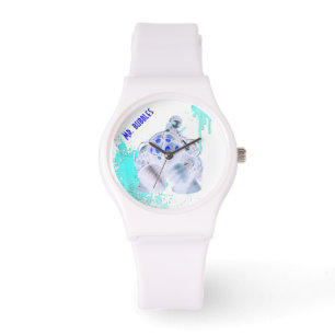 Jag älskar Herr bubblar Armbandsur