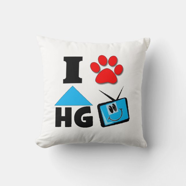 Jag älskar HG-TV:N Kudde (Framsida)