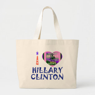 Jag älskar Hillary Clinton som USA:s president Hjä Jumbo Tygkasse