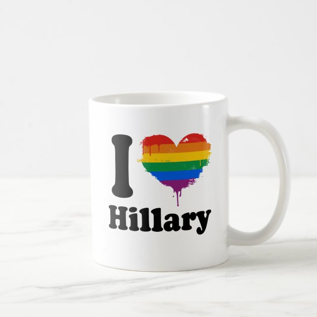 Jag ÄLSKAR HILLARY STOLTHET -.png Kaffemugg (Höger)