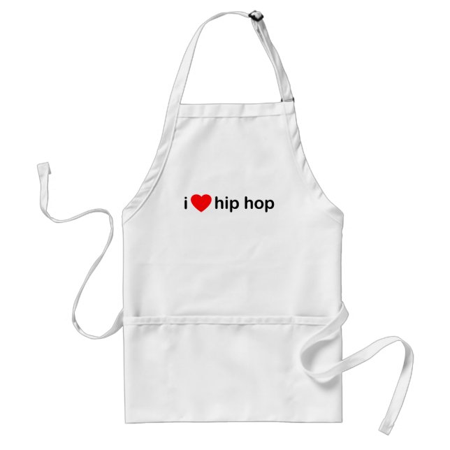 Jag älskar hip hop förkläde (Framsidan)