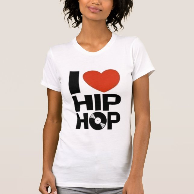 Jag älskar hip hop t shirt (Framsida)