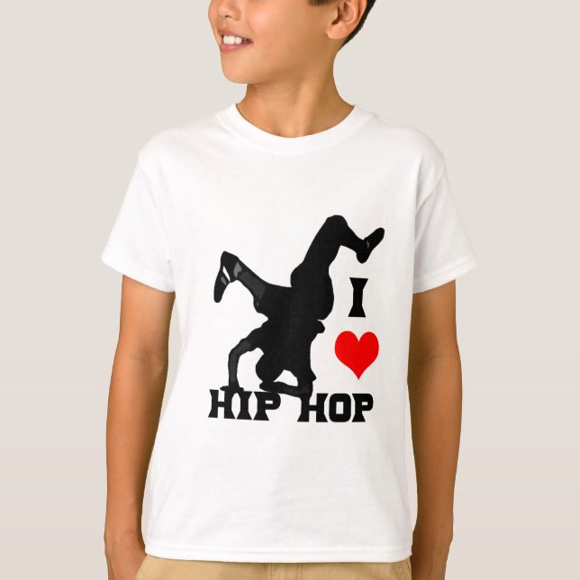 Jag älskar hip hop t shirt (Framsida)