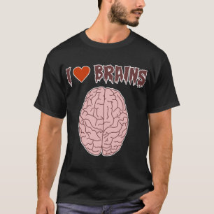 Jag älskar hjärnor t shirt