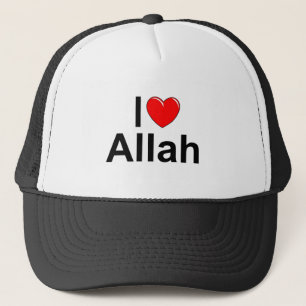 Jag älskar (hjärta) Allah Keps