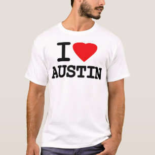 Jag älskar hjärta Austin Texas T Shirt