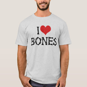 Jag älskar hjärta ben - Kiropraktor arkeologi älsk Tee Shirt