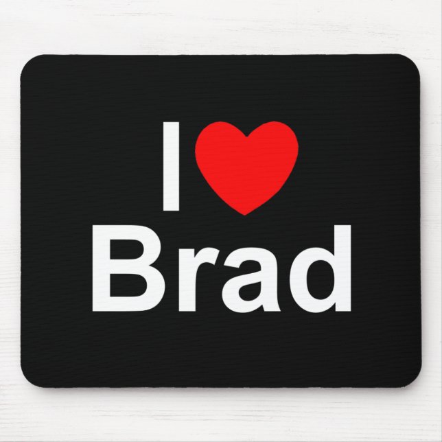 Jag älskar (hjärta) Brad Musmatta (Framsidan)