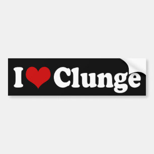 JAG ÄLSKAR {HJÄRTA} CLUNGE BILDEKAL