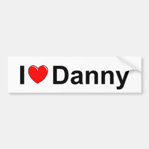 Jag älskar (hjärta) Danny Bildekal
