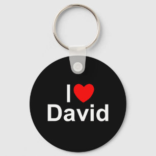 Jag älskar (hjärta) David Nyckelring