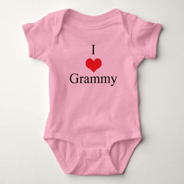 Jag älskar (hjärta) Grammy T Shirt (Framsida)