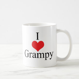 Jag älskar (hjärta) Grampy Kaffemugg