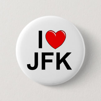 Jag älskar (hjärta) JFK Knapp