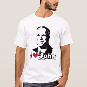 Jag älskar hjärta John McCain T för John McCain Tröja