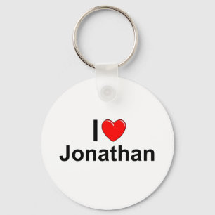 Jag älskar (hjärta) Jonathan Nyckelring