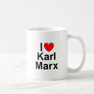 Jag älskar (hjärta) Karl Marx Kaffemugg