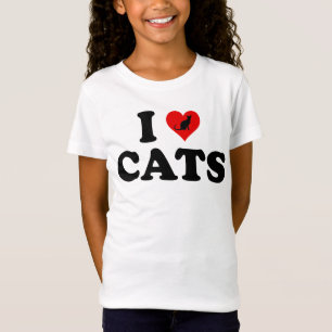 Jag älskar (Hjärta) katter T Shirt