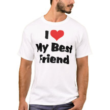 Jag älskar hjärta min bästa vän - BFF