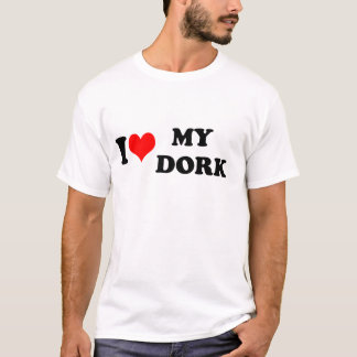 JAG ÄLSKAR (HJÄRTA) MIN DORK T SHIRT