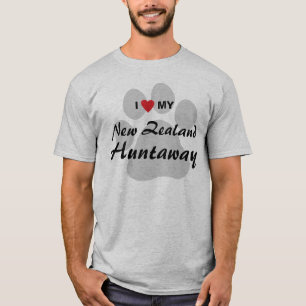 Jag älskar (hjärta) min nyazeeländska Huntaway Tee Shirt