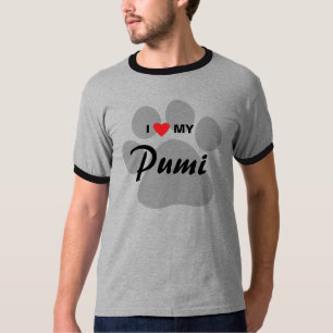 Jag älskar (hjärta) min Pumi T-shirt