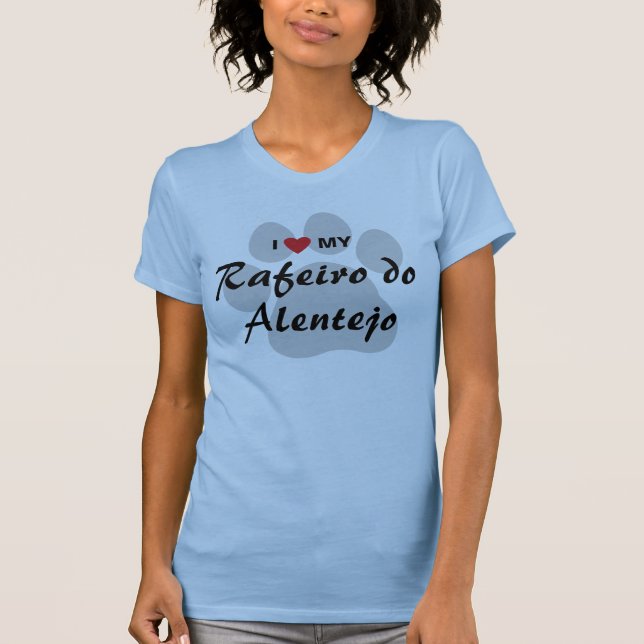 Jag älskar (hjärta) min Rafeiro gör Alentejo Tee (Framsida)
