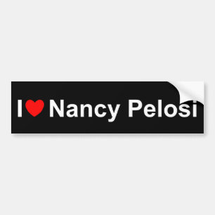 Jag älskar (hjärta) Nancy Pelosi Bildekal