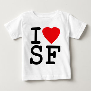 Jag älskar hjärta San Francisco Tee Shirt