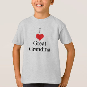 Jag älskar (hjärta) underbar mormor tee
