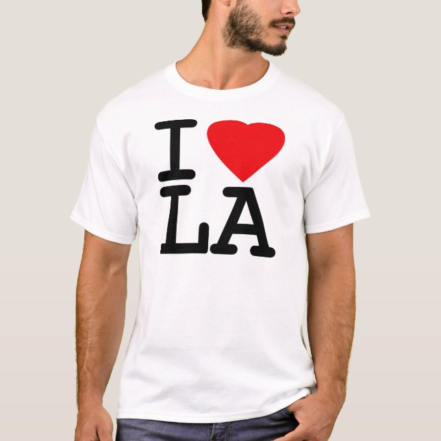 Jag älskar hjärtaLA Tee Shirt (Framsida)