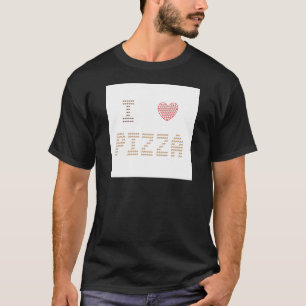 Jag älskar hjärtaPizza för Pizza/I - Emoji kons Tee