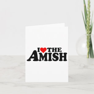 Jag älskar hjärtat de Amish _1  Kort