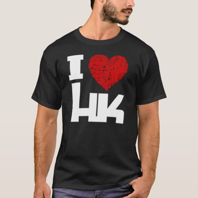 Jag älskar HK-T-tröja T-shirt (Framsida)
