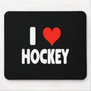 Jag älskar hockey - Hjärtan målvakt framåt hockeym Musmatta
