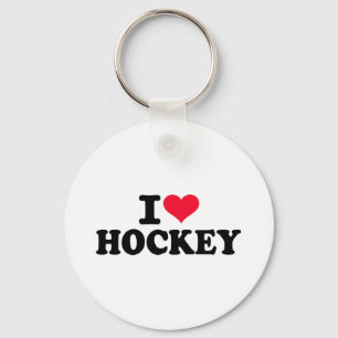 Jag älskar hockey nyckelring