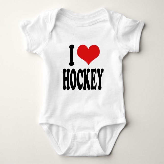 Jag älskar hockey t-shirt (Framsida)