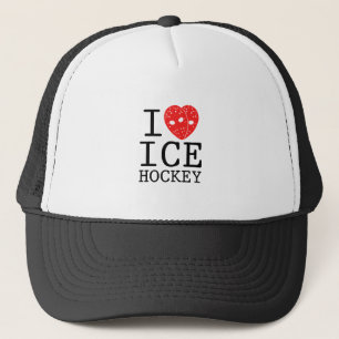 Jag älskar hockey truckerkeps