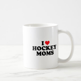 Jag älskar hockeymammor rolig design (1) kaffemugg