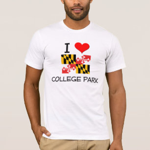 Jag älskar högskolan parkerar Maryland Tee