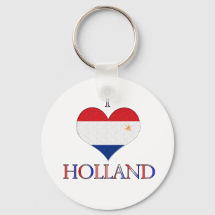 Jag älskar Holland Nyckelring