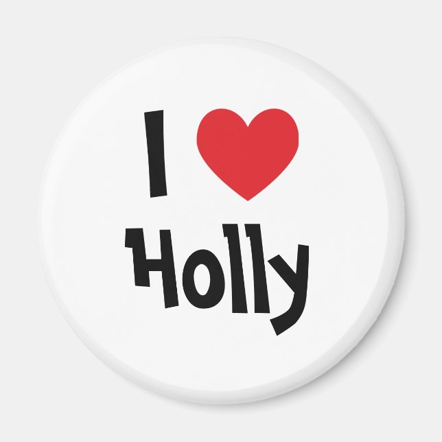 Jag älskar Holly Magnet (Framsidan)