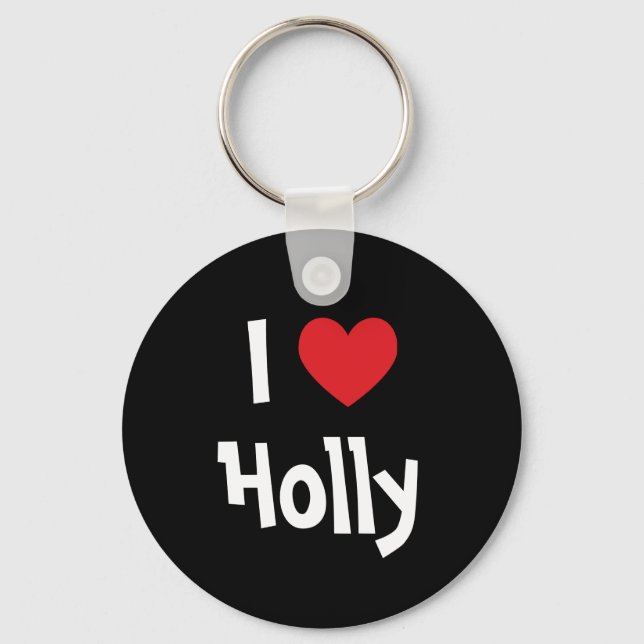 Jag älskar Holly Nyckelring (Framsida)