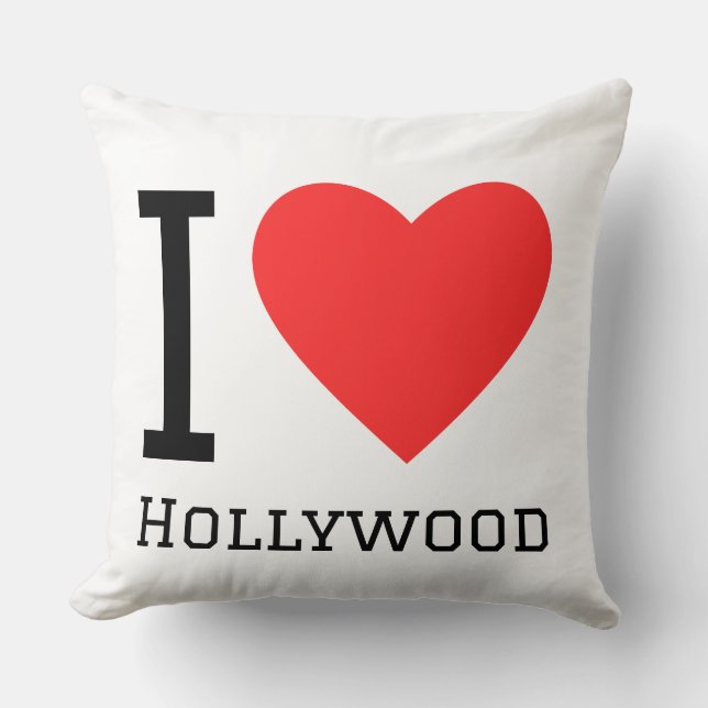Jag älskar Hollywood  Kudde (Framsida)