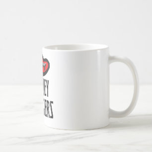 Jag älskar honey badger kaffemugg
