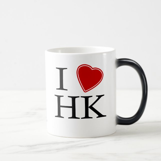 Jag älskar Hong Kong Magisk Mugg (Höger)