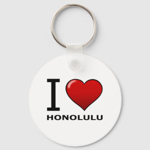JAG ÄLSKAR HONOLULU, HI - HAWAII NYCKELRING