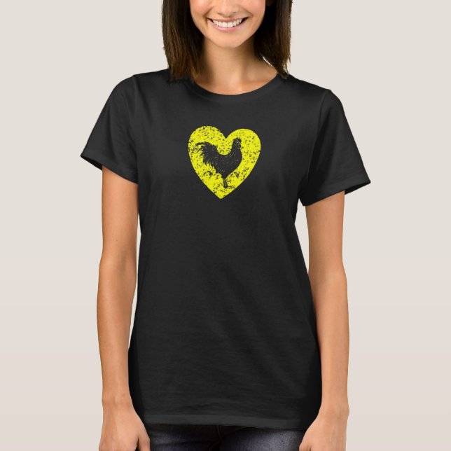 Jag älskar hönsbonde t shirt (Framsida)