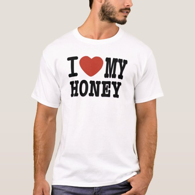 JAG ÄLSKAR HONUNG TEE (Framsida)